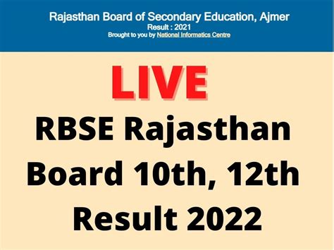 old result rajasthan board 2012|RBSE 10th, 12th Result 2022: Rajasthan Board may declare RBSE result.